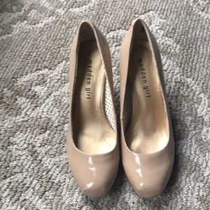 Madden Girl Getta Heels (practically new)